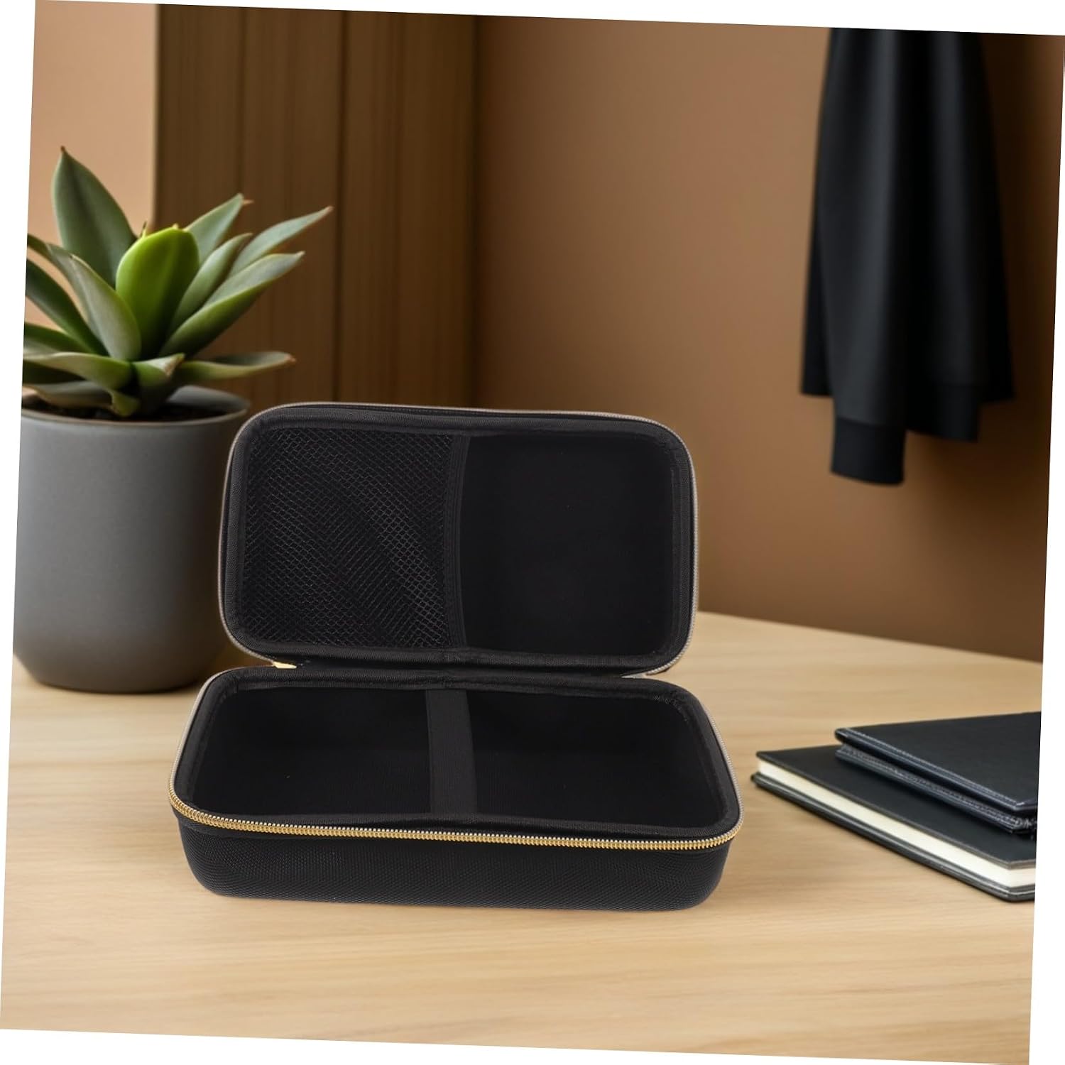 Portable Hard Plastic Storage Case for Electronics and Gadgets with Lightweight Design and Smooth Opening, Compact Organizer Bag for Wires, for Office and Home Use