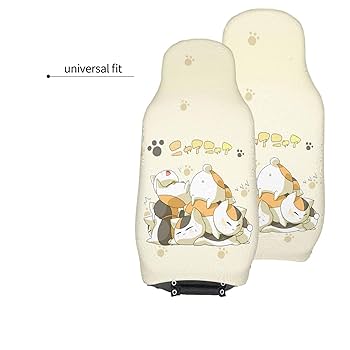 Amazon.co.jp: 夏目友人帳 ニャンコ先生 カーシートカバー2枚