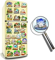 Vista 4 de Imán de nevera con imán de las cataratas del Niágara de Canadá, monumentos de madera 3D, recuerdos coleccionables de viaje, decoración hecha a mano