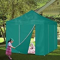 Vista 23 de COOSHADE Instant Canopy SunWall - Toldo de pared lateral de 10 x 10 pies para tienda de campaña desplegable, paquete de 1 pared lateral, color azul