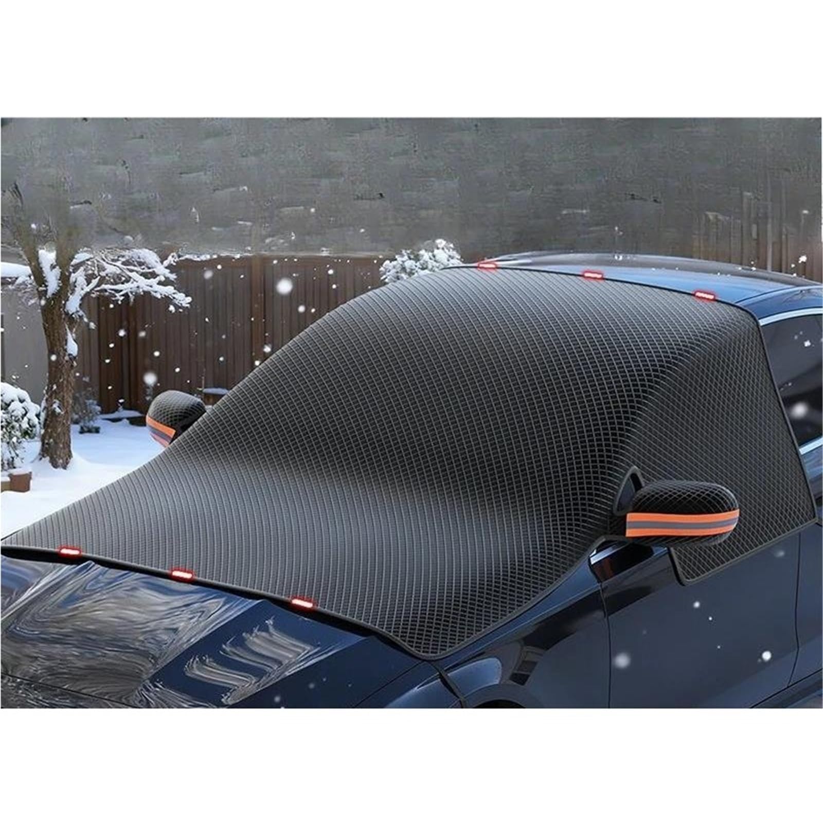 Paraneve per Auto Parabrezza Anteriore Parasole in Vetro Visiera Parasole Ispessita Magnetica Copertura Auto Telo Antighiaccio