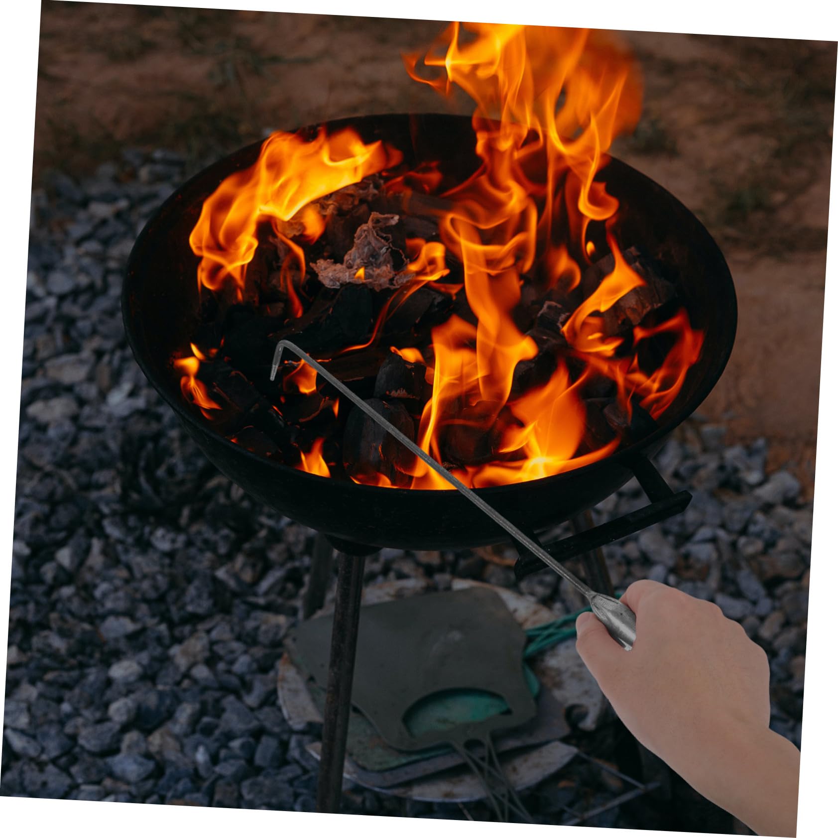 1 Satz Kohleschaufel aus Eisen für Ofen und Kamin, Robust