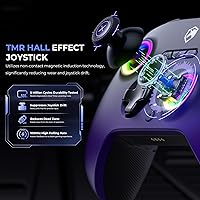 Vista 4 de ECHTPower Upgrated PC Gaming Controller TMR Hall Effect Joysticks Anti-Drift & Dual Triggers, 1000Hz Polling Rate, Turbo & Vibration, Programmable