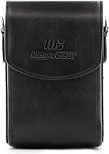 MegaGear MG766 Leather Camera Case with Strap compatible with Canon PowerShot G7 X Mark III, G7 X Mark II, G7 X - Black