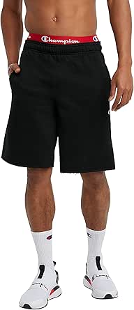 Champion Men's Shorts, Powerblend, Long Shorts with Pockets for Men (Reg. or Big & Tall)