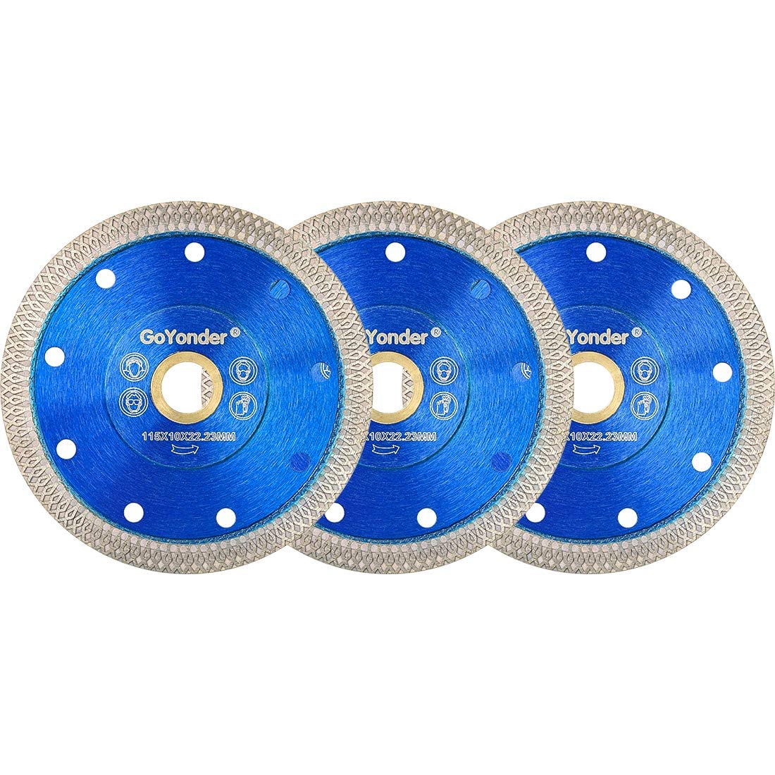 GoYonder4.5 Inch Tile Blade, Super Thin Diamond Saw Blade for Cutting Porcelain Tiles, Granite Marble Ceramics