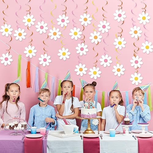 Miniatura 12 de Paquete de 60 decoraciones de fiesta temática de casino en Las Vegas, remolinos colgantes, rojo y negro, recortes de papel de póquer para fiesta