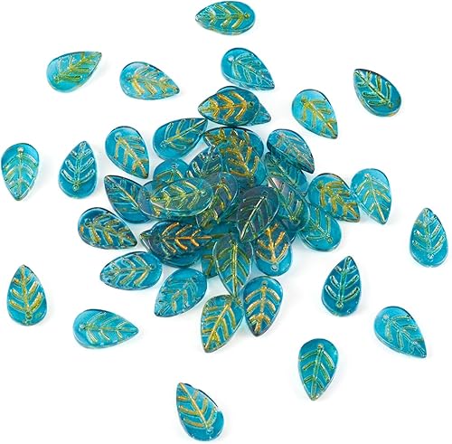 Miniatura 171 de Craftdady Dijes de cuentas de hojas de arce transparentes, colgantes colgantes de adorno para colgar, bonitos dijes para collares, pulseras, Hoja