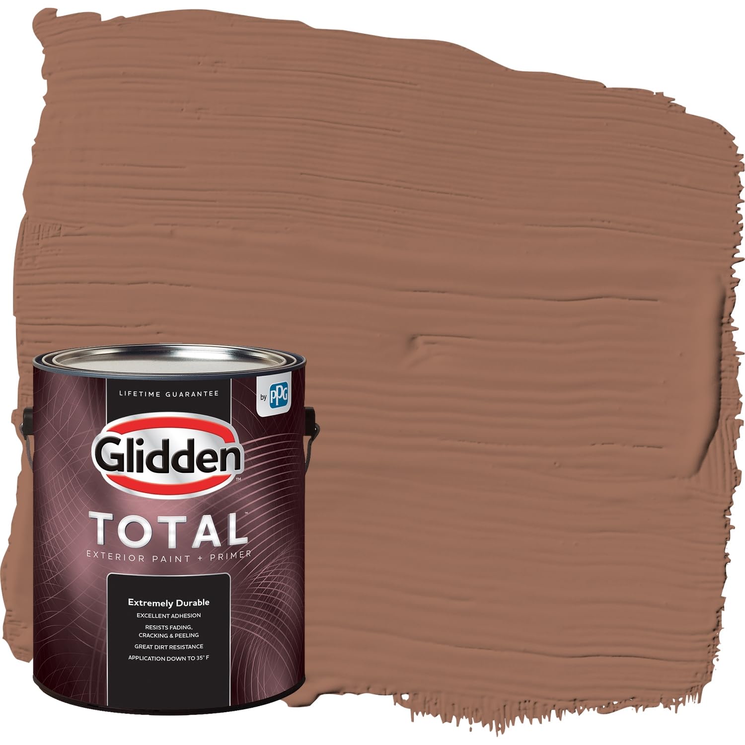 Glidden Total Exterior Paint Prairie Fire Beige