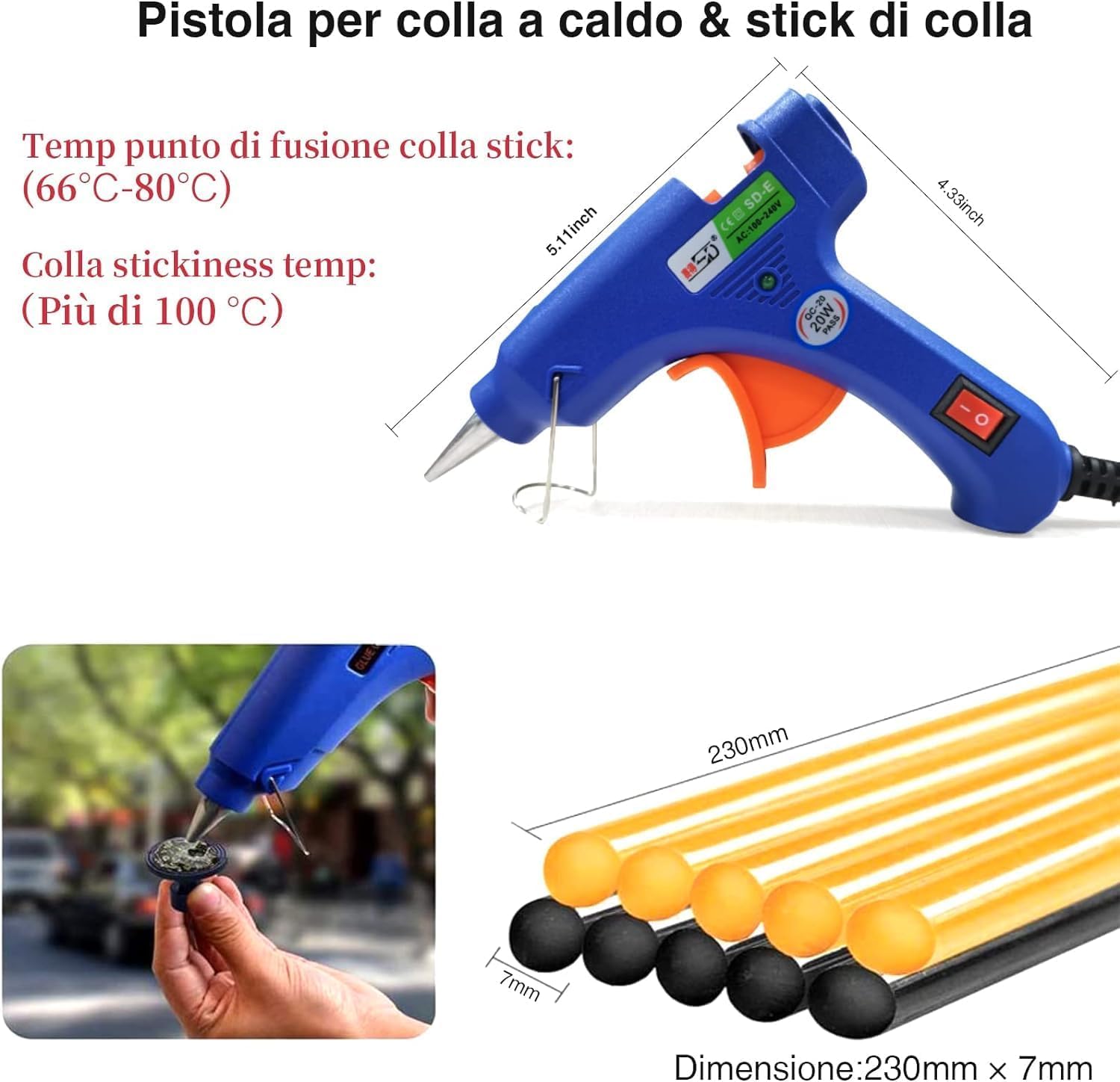 Manelord Auto Dellen Reparaturset Ausbeulwerkzeugset, Car Lackfreies Dellen Reparatur Dent Puller Kit, Gleithammer Dent Abzieher für DIY Fahrzeug/Kühlschrank/Waschanlage