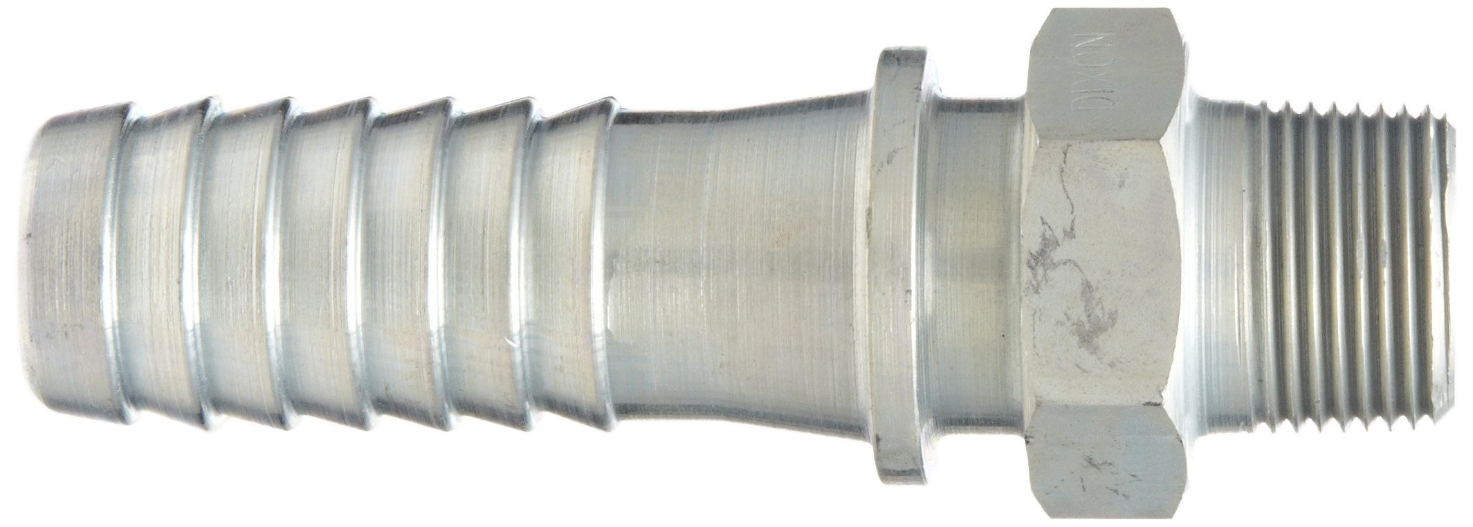 Dixon Boss MS Series acero manguito, tallo, NPT macho x manguera ID Espino, 3/4" NPT Male x 1" Hose ID, 1