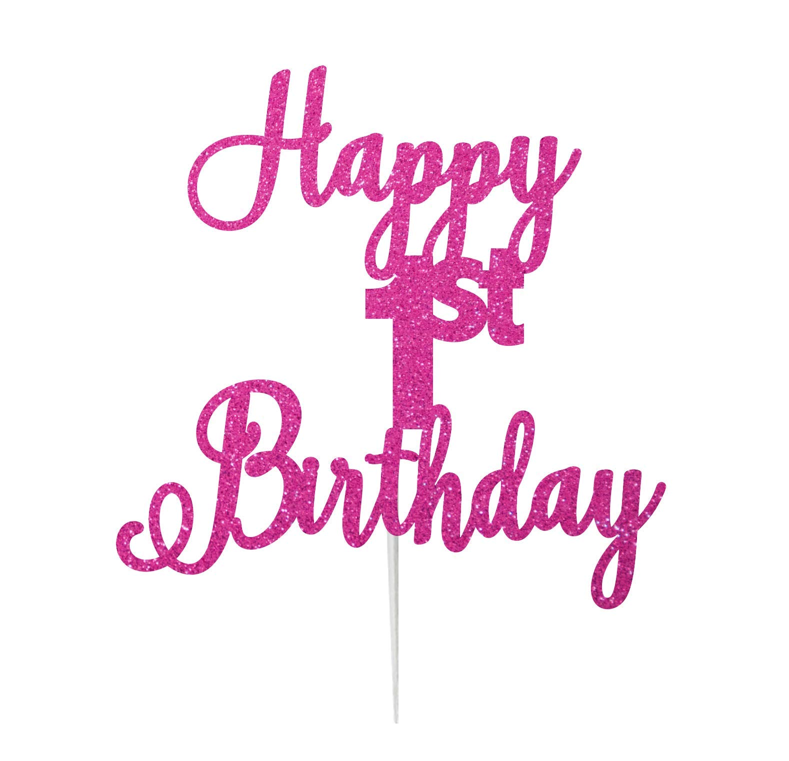 See full amazon price history chart for Festiko Glitter Hot Pink Happy 1st Birthday-Scriptted Letter Cake Topper for Birthday/Anniversary Festiko Glitter Hot Pink Happy 1st Birthday-Scriptted Letter Cake Topper for Birthday/Anniversary (B08QYV61GQ) Amazon Price History, Amazon Price Tracker