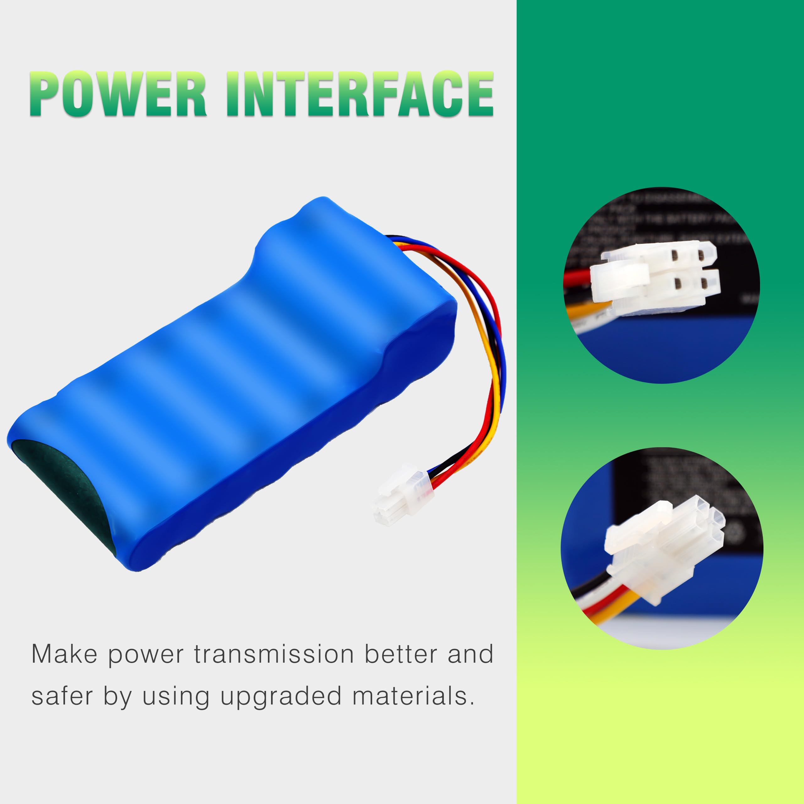 BLESYS 18 V 5200 mAh Batería para Husqvarna Automower 320 330X (2013 2014 2015) 420 (2016 2017 2018 2019) Batería de Repuesto para Robot Cortacésped 580 68 33-01, 580 68 33-02