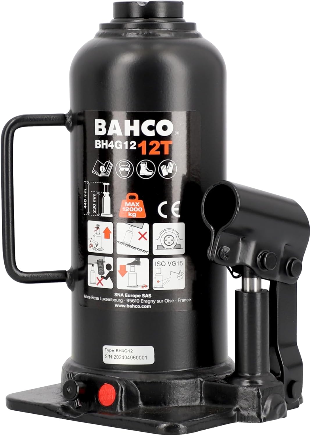 BAHCO BH4G12 Bottle Jack 12T