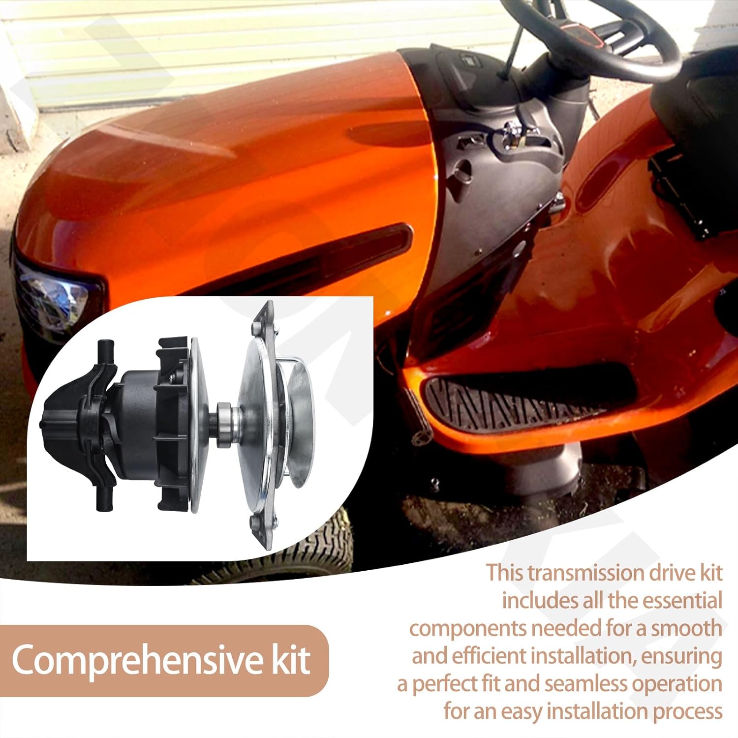 GT79452-A Transmission Driver Kit RS800 for Craftsman Husqvarna Ariens Poulan & with Other Lawn Mower RS800 Transaxles, Fits GT79452-A 587086703 589668301 GT79260, GT79260-A GT452