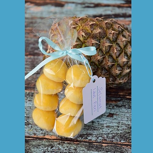 Miniatura 4 de Morepack Bolsas de celofán, 200 bolsas de regalo de celofán transparente con lazos giratorios (8 x 12 pulgadas)