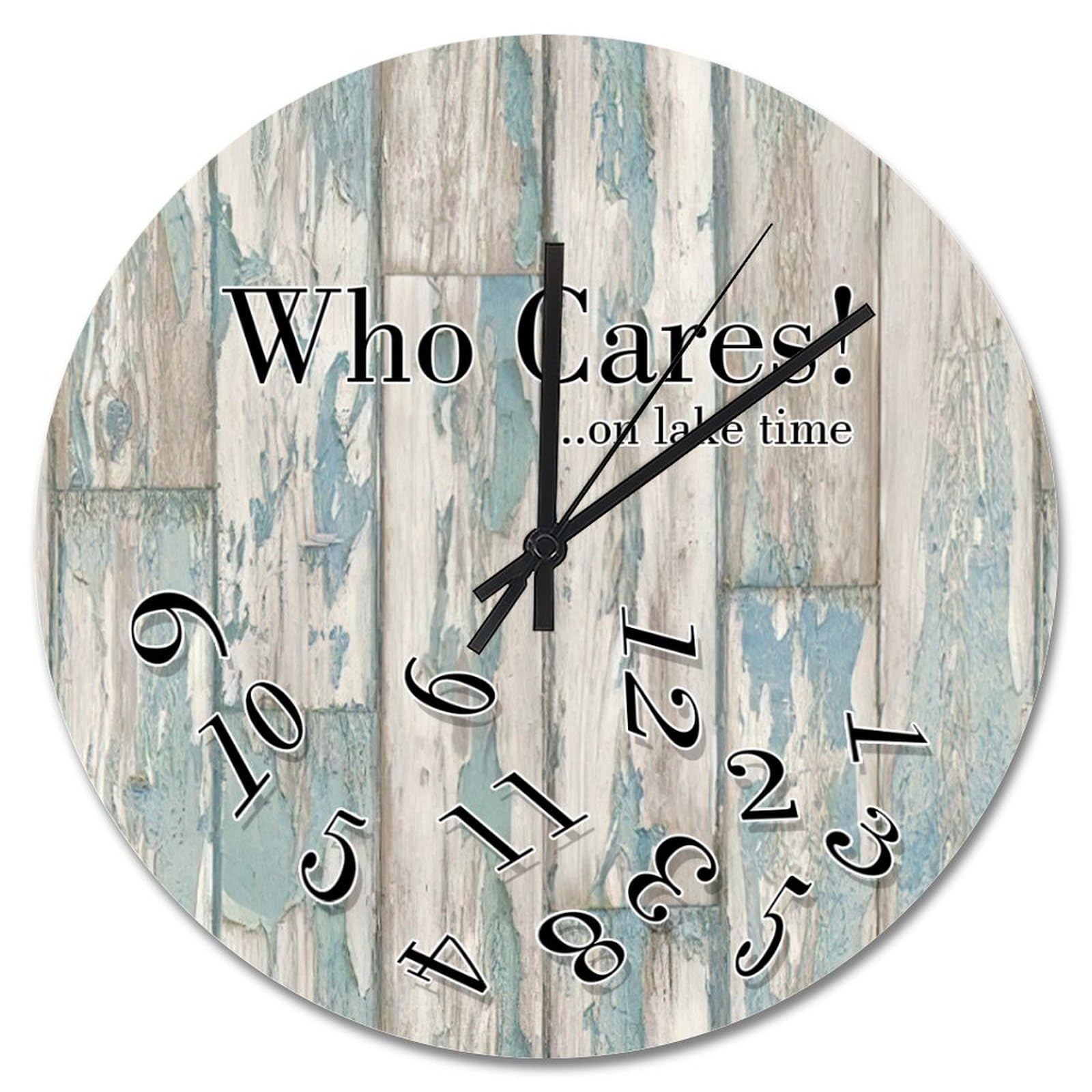 Horloge murale pour cuisine et salon qui apporte l'esprit vacances