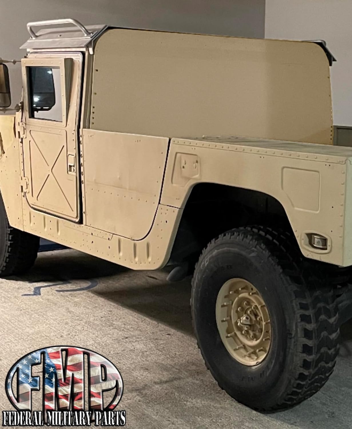 Iron Curtain AC Prep Style - No Window Opening - Used When Installing Air Conditioning, Compatible with Military Humvee HMMWV M998 M1038 M1025 (383 NATO Green)