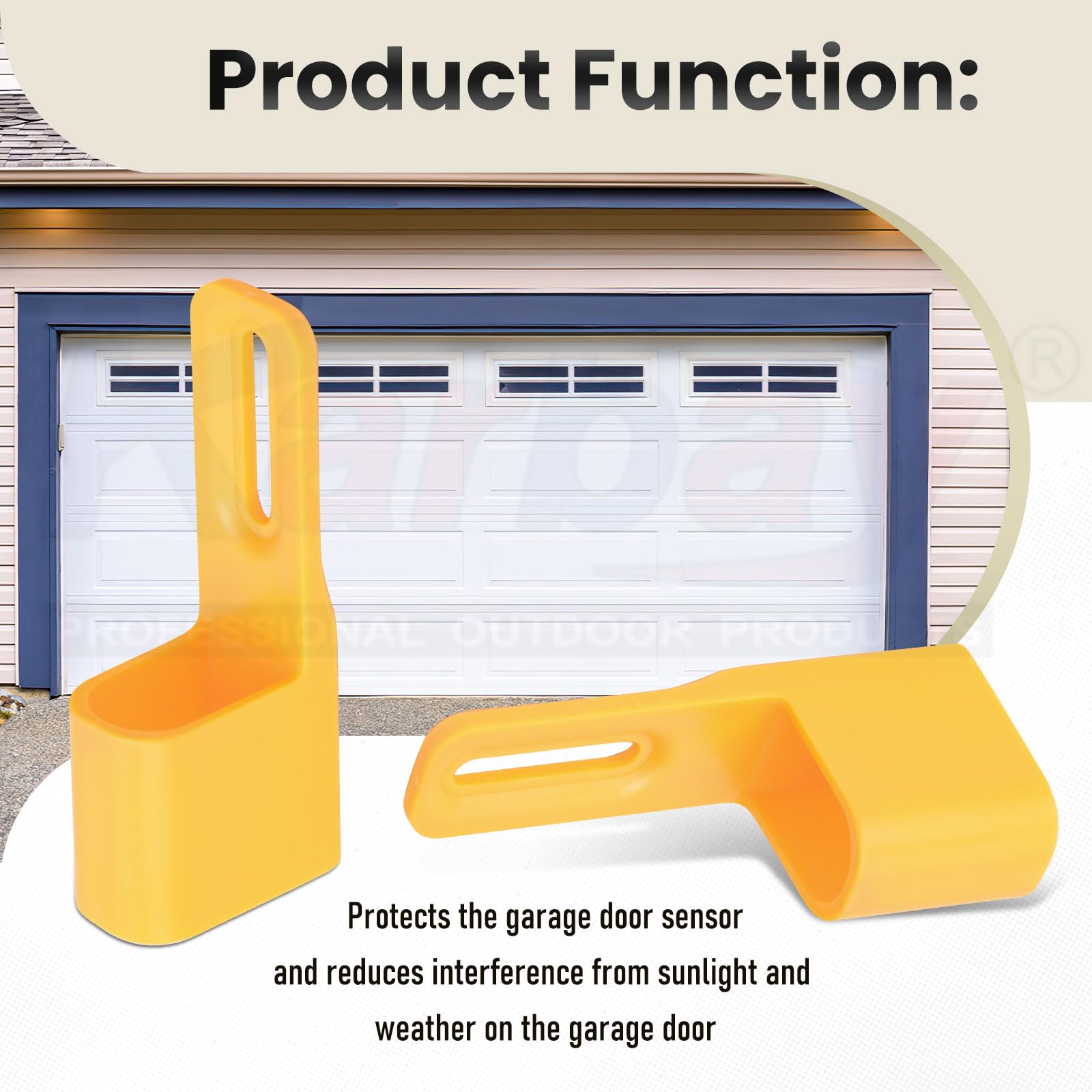 Garage Door Sensor Sun Shield Protector 2 Pack Compatible Chamberlain | Desertcart