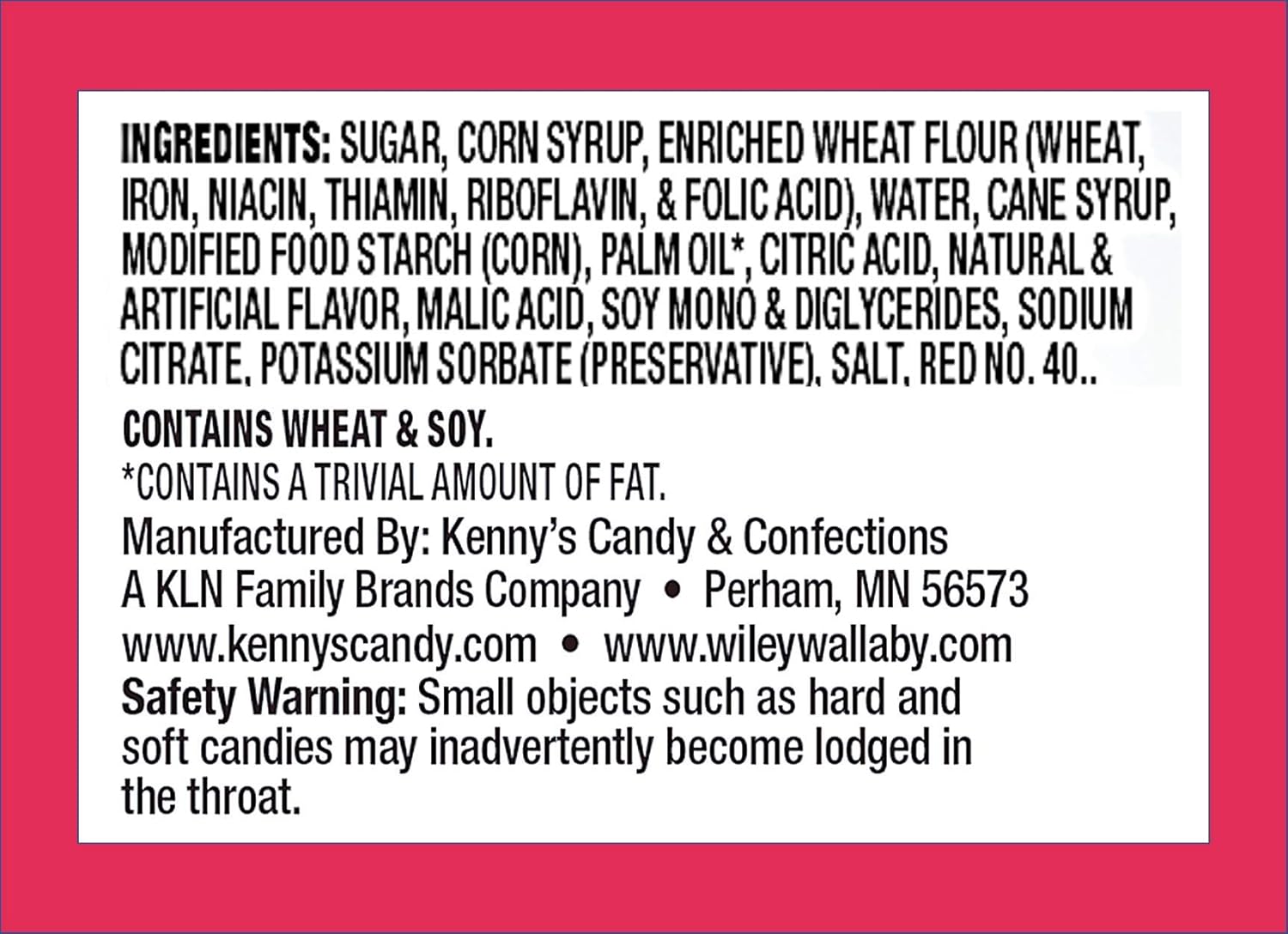 Wiley Wallaby Classic Licorice Multi-Packs (Red, 7.05 Ounce (Pack of 12))