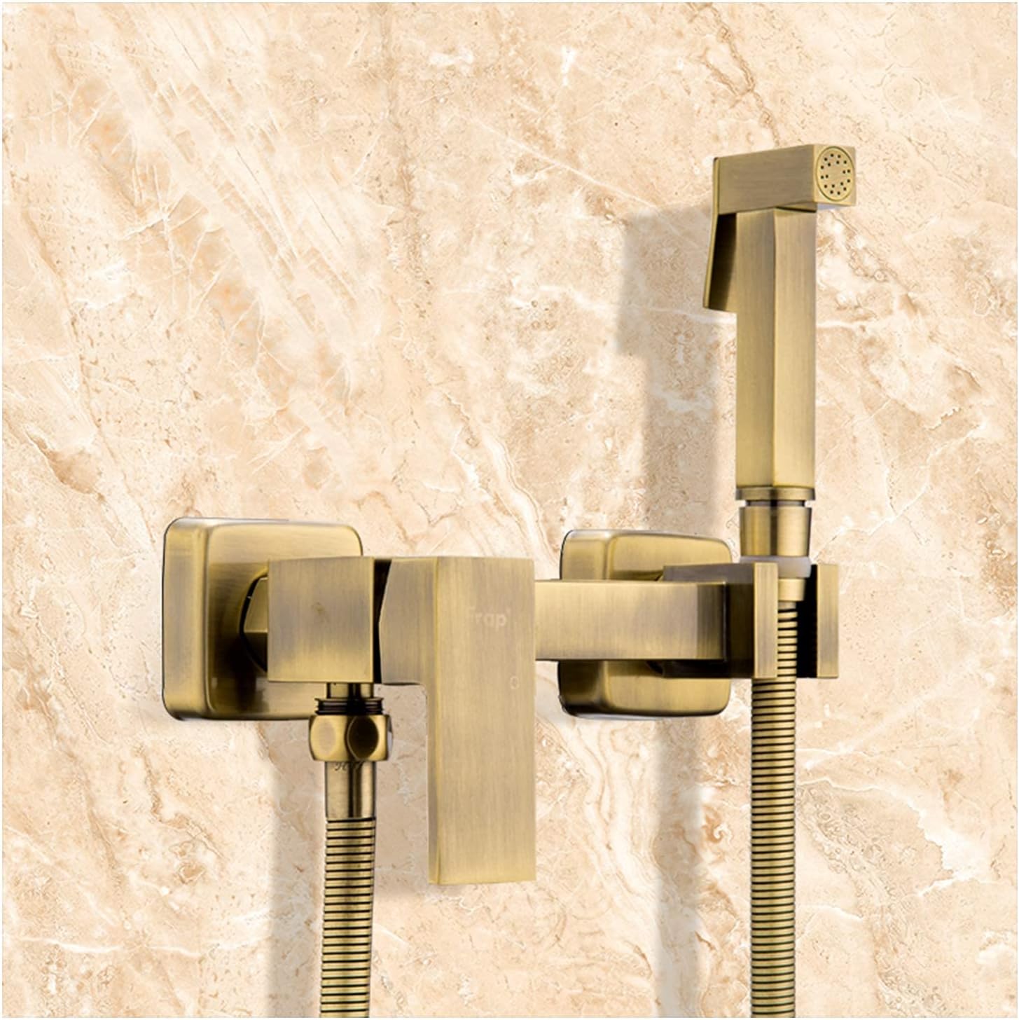 Bidets Bathroom Faucets Hot and Cold Water Mixer Shower Head Wash Car Pet Wall Mounted Bidet Sprayer Set