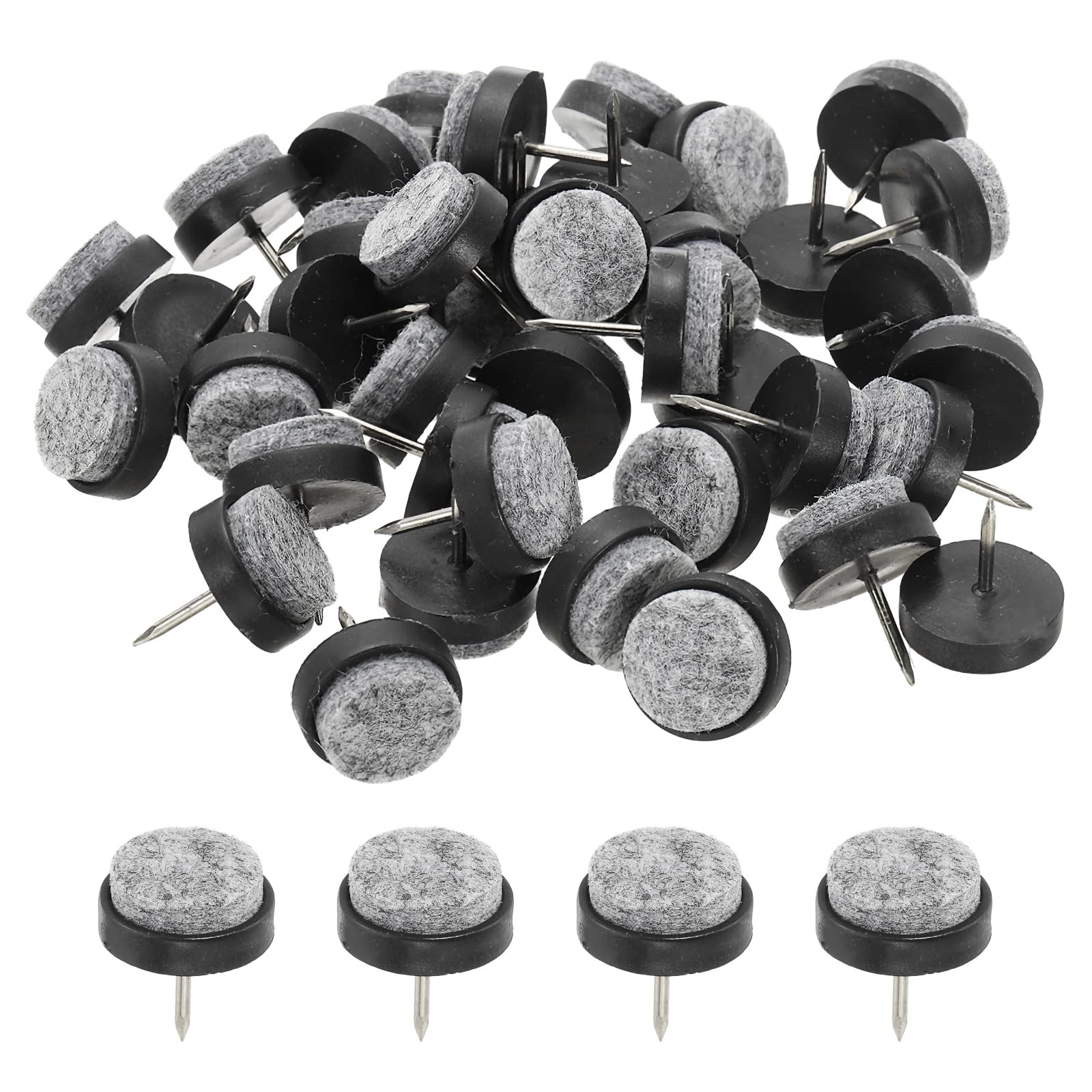 PATIKIL 20 mm Nail-on Felt Pads