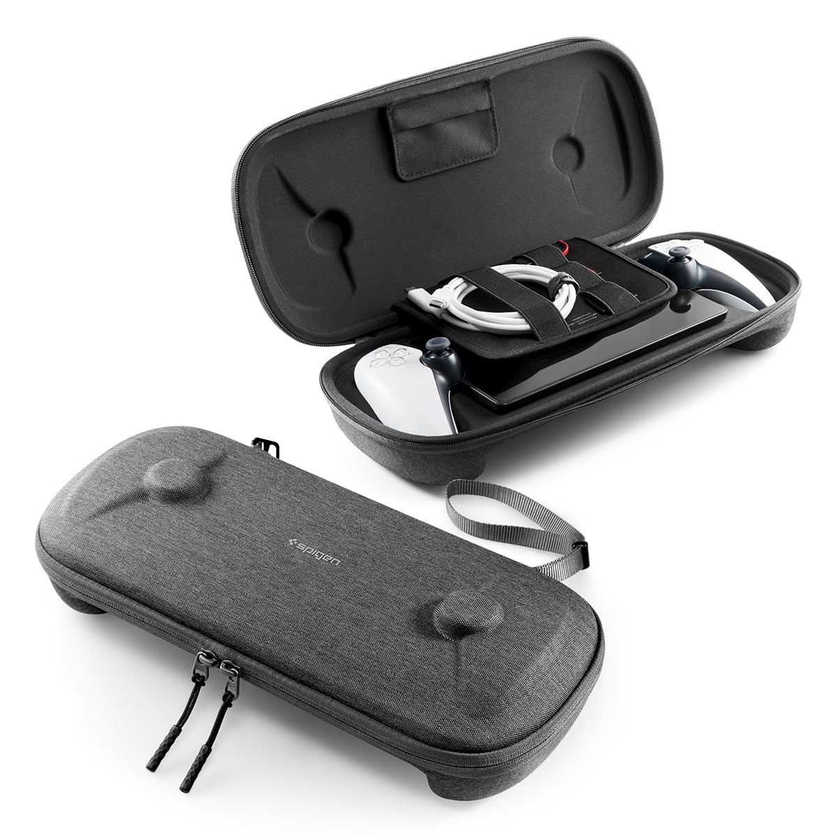 Spigen Klasden Tasche Kompatibel mit PlayStation Portal Remote Player Pouch Anthrazitgrau