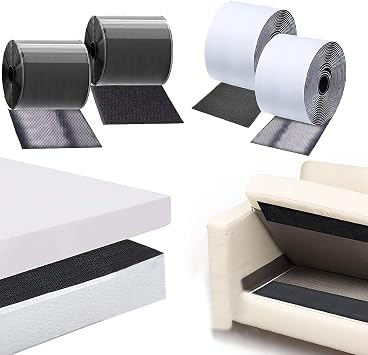 TEUVO Couch Cushion Non Slip Pads + Non Slip Mattress Pad