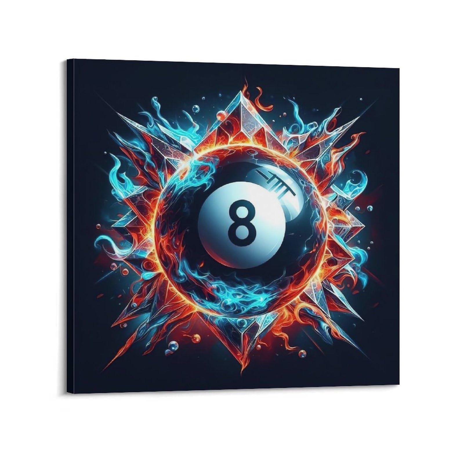 Impression sur toile de billard de qualité supérieure 50x50 cm moderne