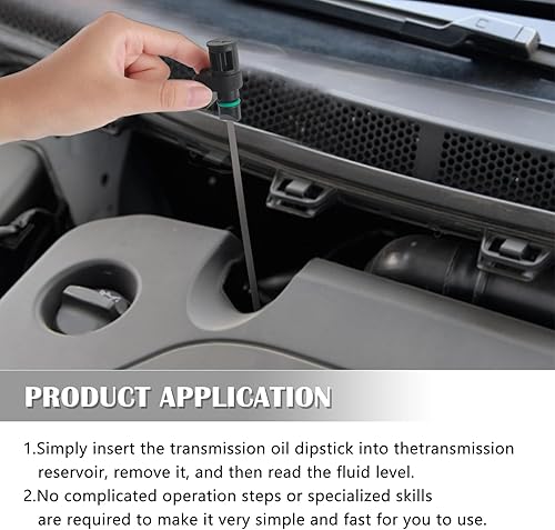 Miniatura 6 de Varilla de medición de transmisión de coche, indicador de nivel de aceite de líquido de transmisión, varilla de medición de líquido de transmisión