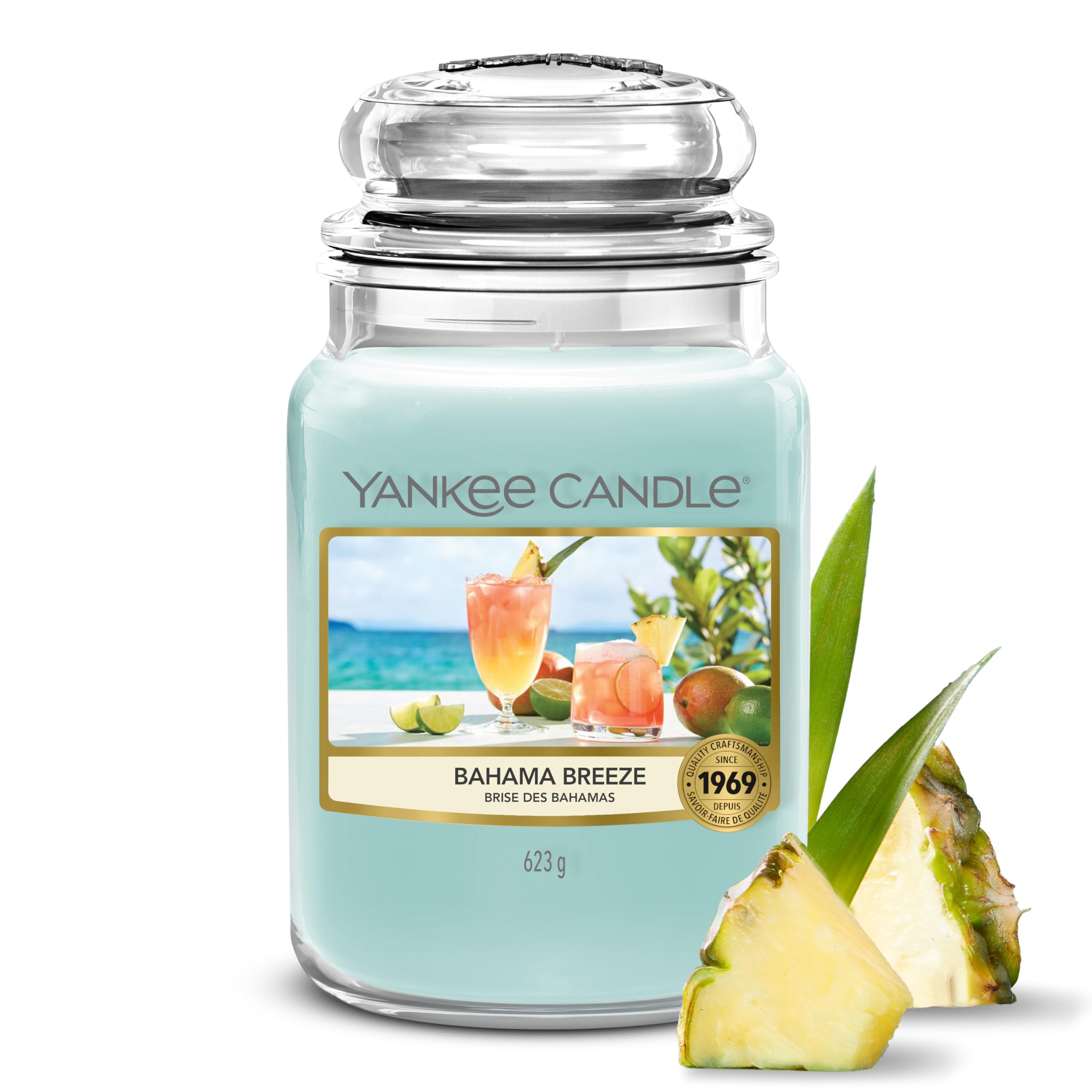 Yankee Candle Women's Bahama Breeze Scented Candle | Large Jar | Long Burning Candles: Up To 150 Hours | Perfect Gifts For