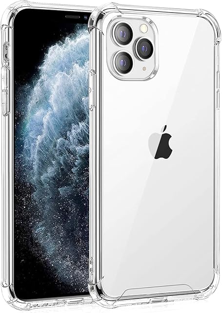 Case for iPhone 11 Pro, Whioltl Crystal Clear Phone cover, Premium Flexible Bumper Cover, Transparent Shockproof iPhone 11 Pro Case With Drop Protection Corners, Anti-Scratch, (5.8-Inch)