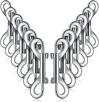 Vista 1 de BBTO 12 piezas de gancho de doble extremo para pernos, aleación de zinc, clips de gatillo dobles, accesorio para mascotas para el hogar, correa