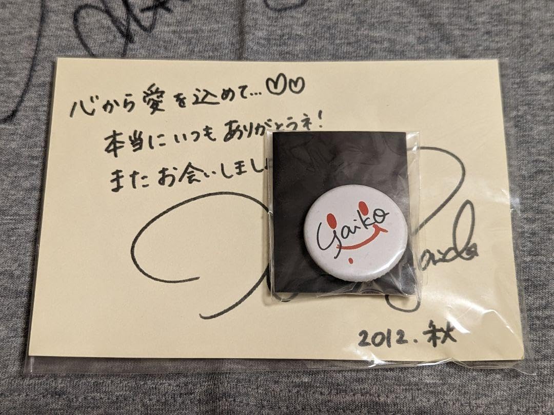 矢井田瞳 直筆サイン入り ピック 缶バッジ（大）ヤイコ 2025年最新】矢井田瞳 直筆サインの人気アイテム - メルカリ
