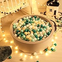 Vista 6 de GOGOSO Bolas para corral de bolas para niños pequeños plásticos accesorios a prueba de aplastamiento duraderos formas divertidas juguetes de baño