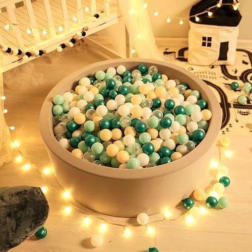 Miniatura 6 de GOGOSO Bolas para corral de bolas para niños pequeños plásticos accesorios a prueba de aplastamiento duraderos formas divertidas juguetes de baño