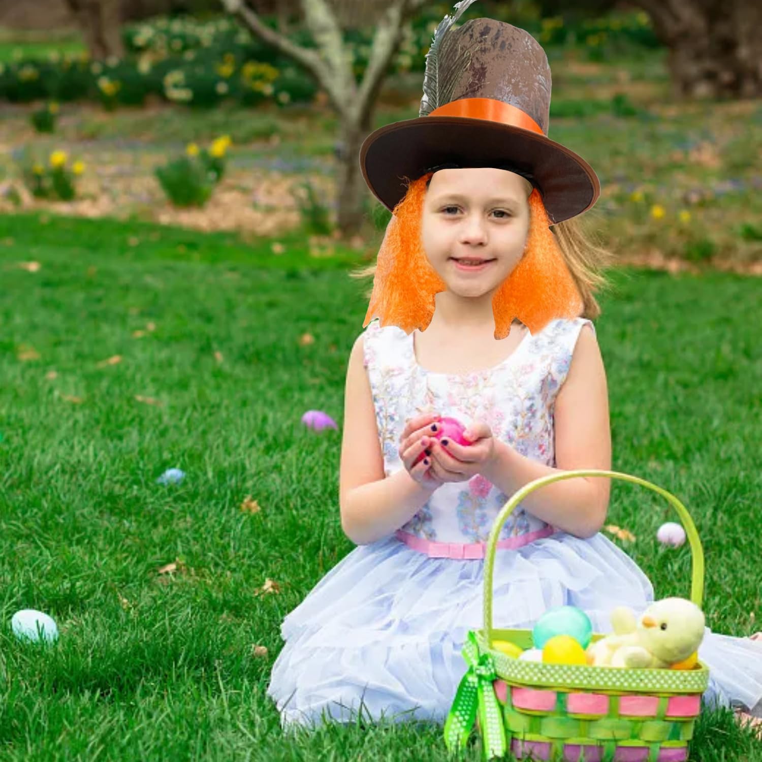 RmKbe Mad Hatter Hat Alice In Wonderland Mad Hatter Hat Mad Tea Party Fairytale Fancy Dress Cylinder Crazy Hatter Adult Dress Up Hats - Image 4