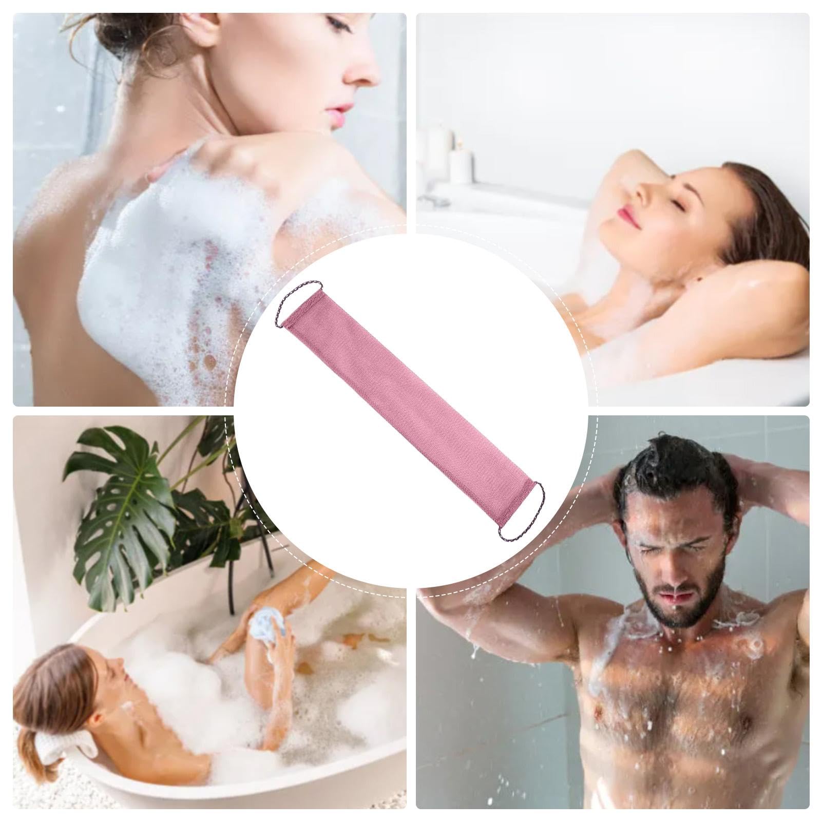 KOMBIUDA Exfoliërende Bad Scrubber Dubbelzijdige Rugdoek Van Veilig Licht Materiaal Voor Effectieve Huidreiniging Massages Voor Rug Nek Schouders