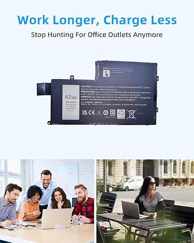 Miniatura 47 de 68WH GJKNX 7.6V Batería de repuesto para Dell Latitude 5480 5580 5490 5491 5580 5590 5591 5280 5288 5488 5491 5495 E5480 E5580 E5495 0 E55 Alto