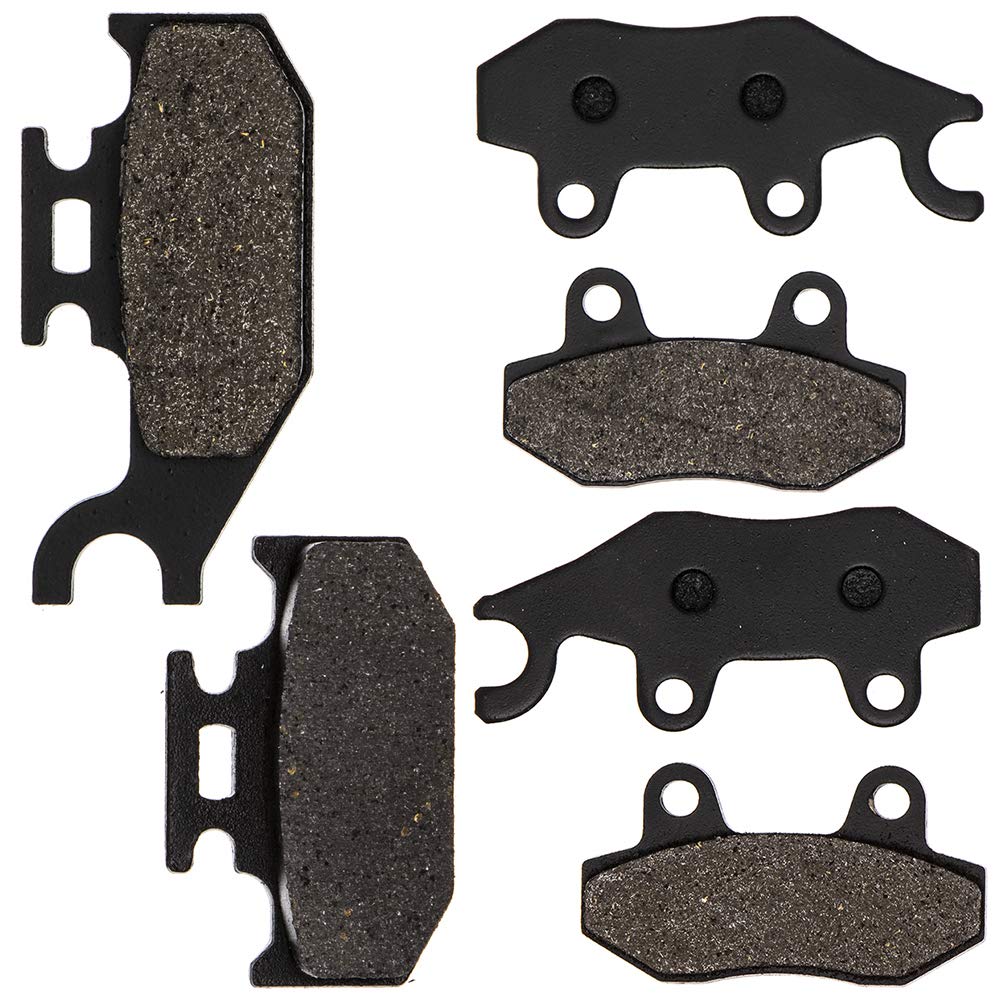 NicheComplete Semi-Metallic Brake Pad Set for 2004-2007 Yamaha Rhino 660