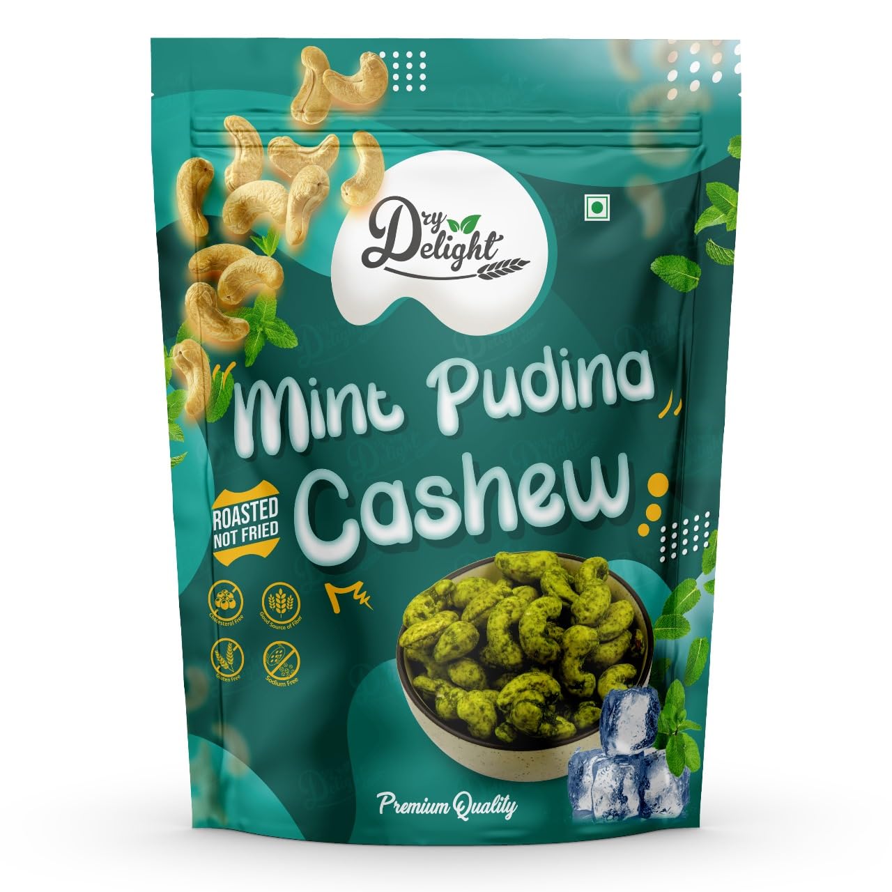 Dry Delight Mint Pudina Cashews - Premium Roasted Nuts | Refreshing and Flavorful Snack (500 Grams) (B0D3833FK5) Amazon Price History, Amazon Price Tracker