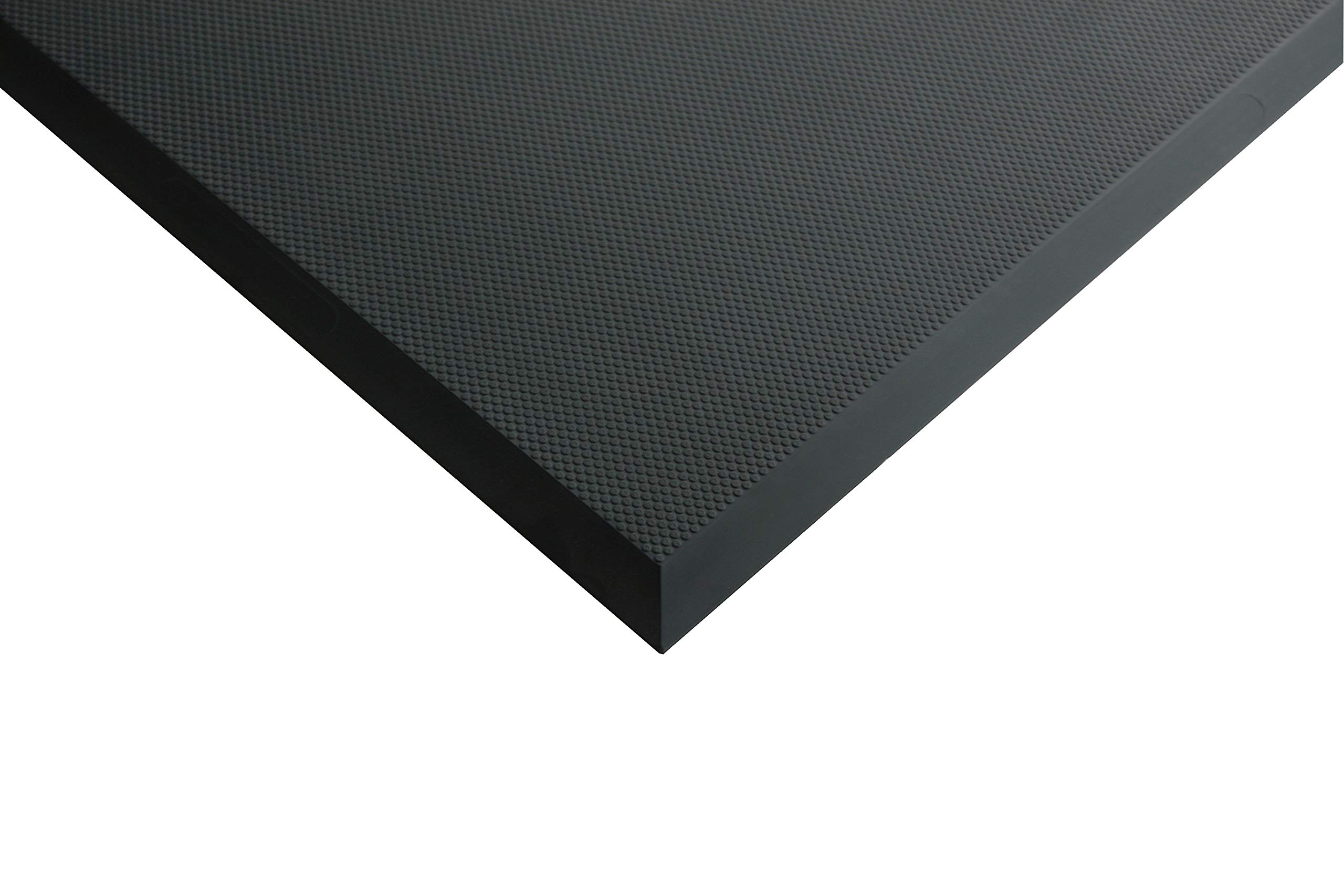 Arbeitsplatzmatte Flachnoppe 90x65x1,3cm, anthrazit SZAGATO Anti Ermüdungsmatte Steharbeitsplatz Arbeitsplatzmatte Gummi Meterware Anti Ermüdungsmatten Werkstatt Arbeitsplatzmatten