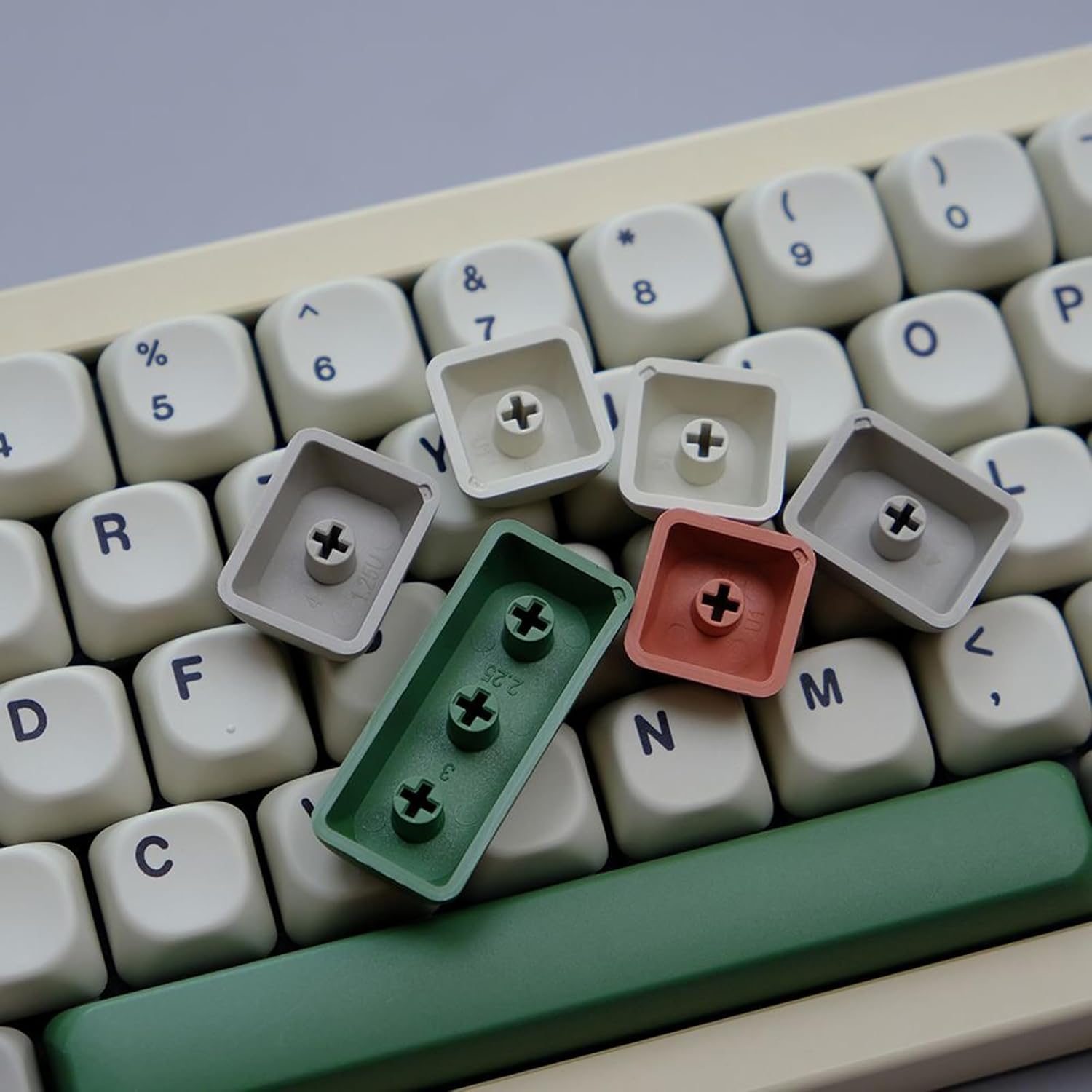 139 Key Keycaps Enhances Backlight for Mechanical Keyboards in Classical Color with Comfortable Retro 9009 Texture