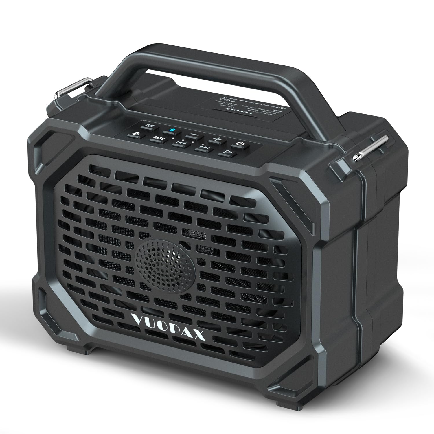 Rugged Portable Bluetooth Speaker 160W Peak Loud IP67 Waterproof Bass Boost | Outdoor Wireless Speakers,24H Playtime USB-C BT6.0 Suitable for Fishing, Adventures, Beach trips, Camping, House Parties