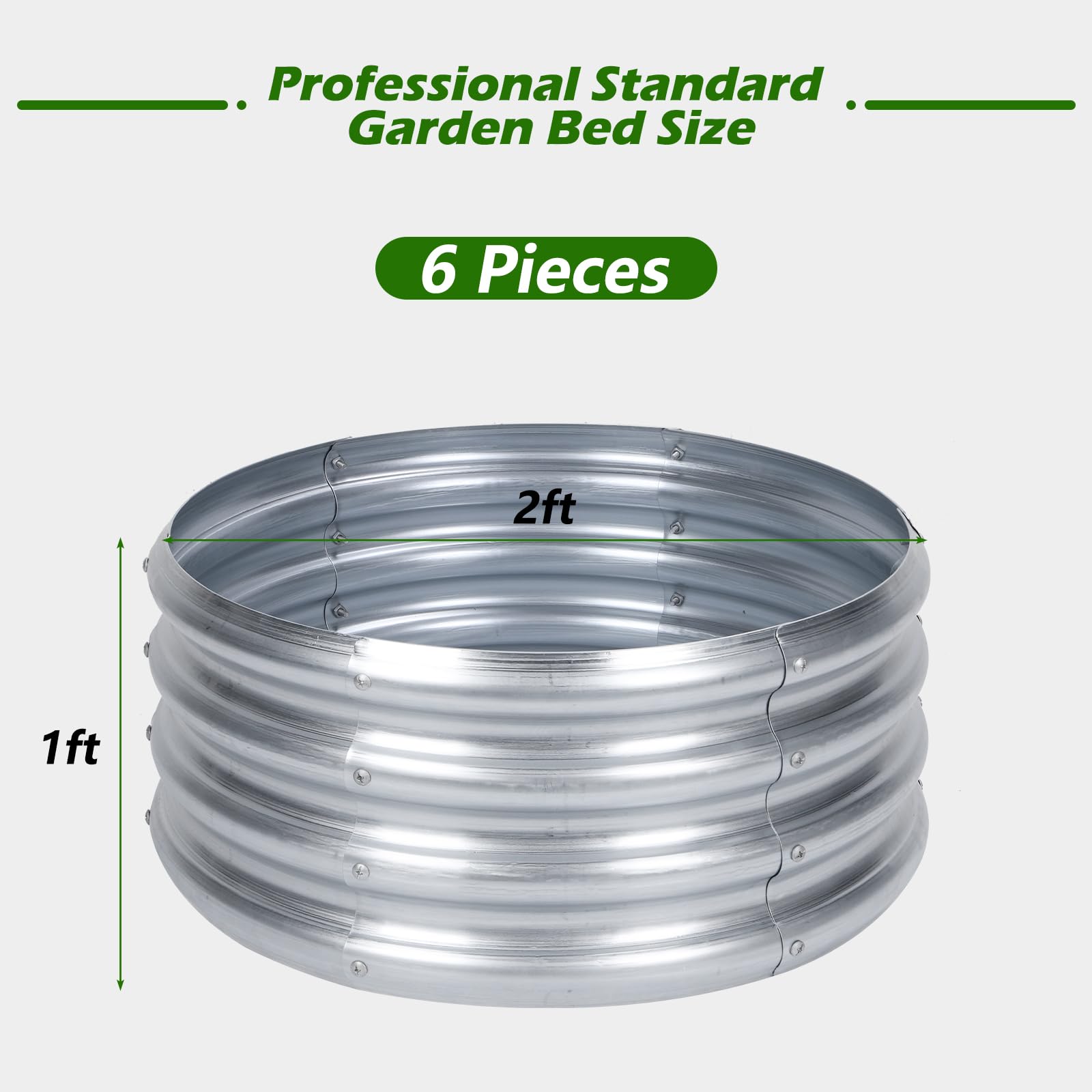 Galvanized Garden Beds & Fire Pit Ring - PINPON -2