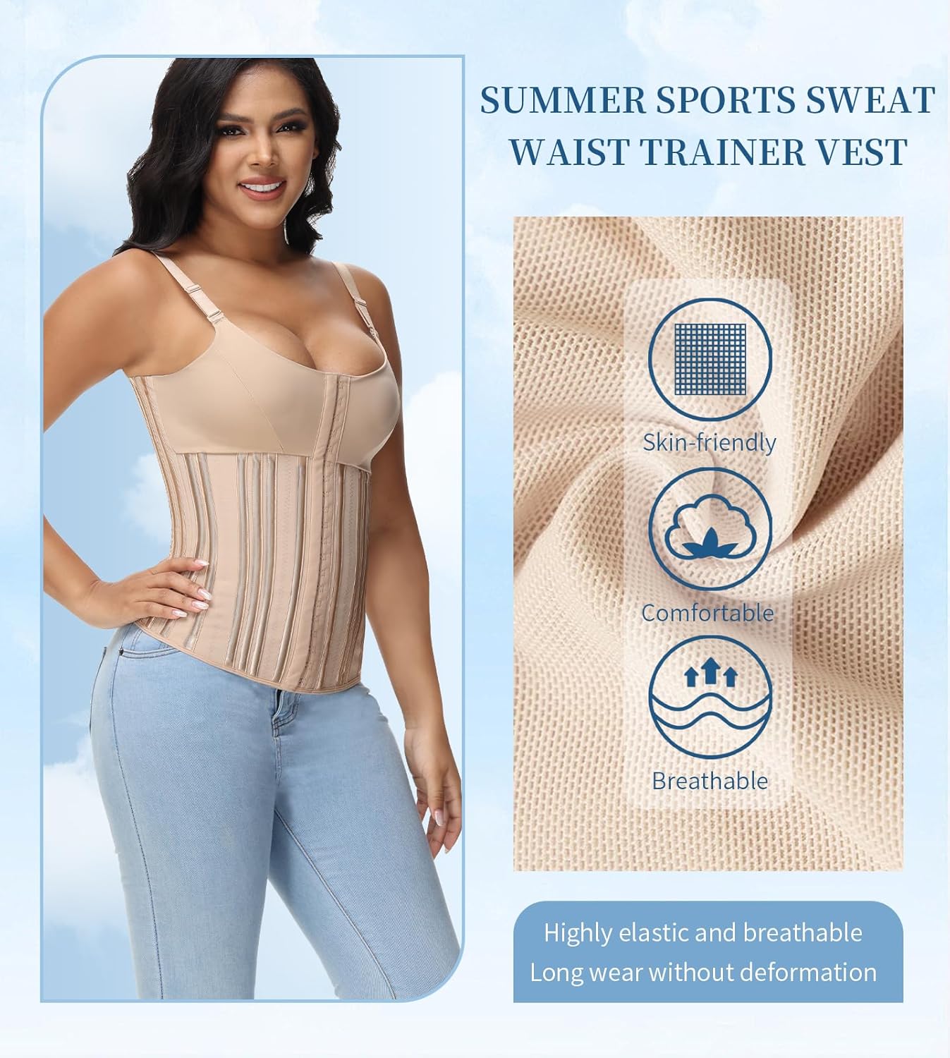 SHAPSHE Entrenador de cintura para mujer Cincha de Dominican