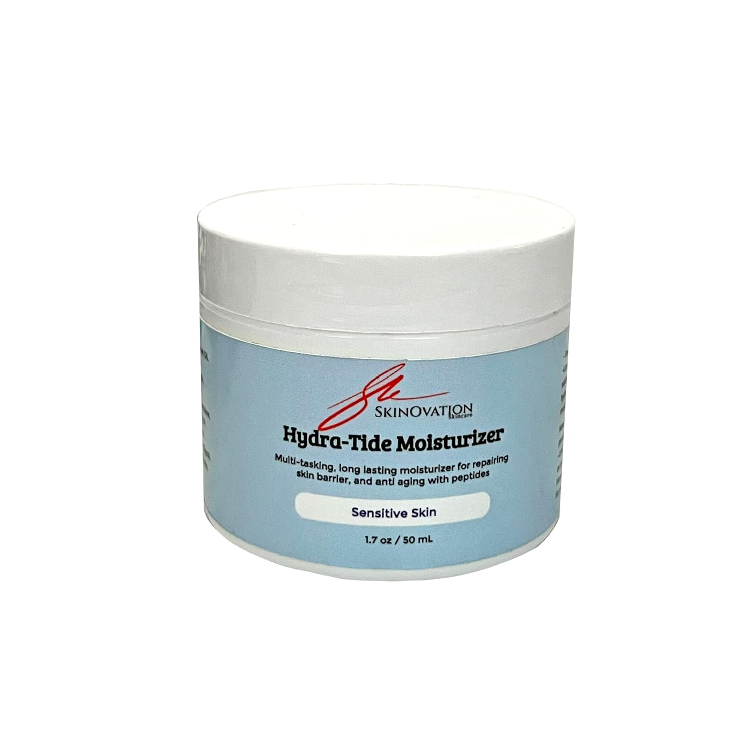 Skinovation Hydra-Tide Moisturizer, 1.7 oz – Multi-Tasking, Long-Lasting Face Cream with Peptides, Ceramides & Snow Mushroom Extract for Skin Barrier Repair and Anti-Aging