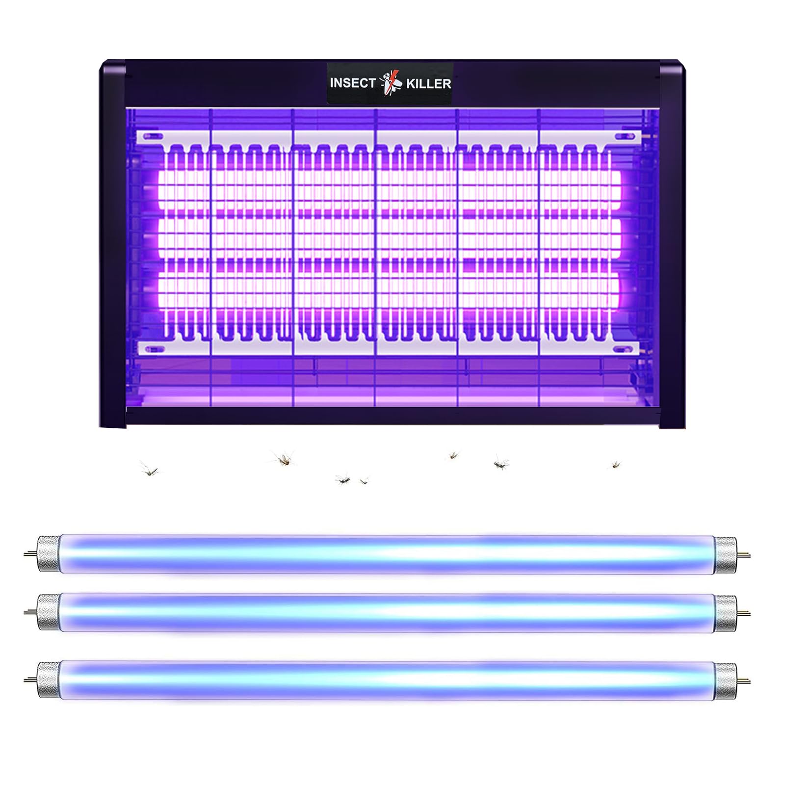 4000V Mosquito Zapper Lamp 30W Electric Mosquito Trap Killing Lamp Device Indoor Outdoor 360°Coverage Electronic Insect Killer with UV Fly Killer Trap For Indoor and Outdoor