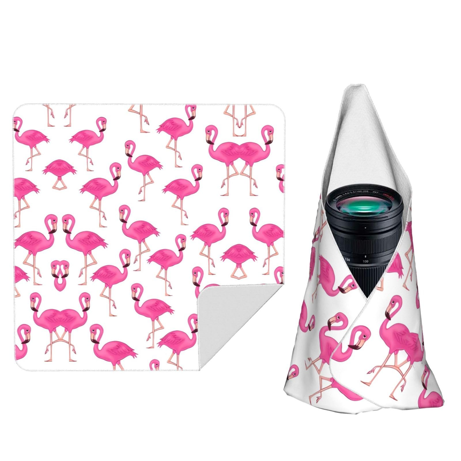 ZhaoYuGoods Pink Flamingo Camera Wrap Cloth