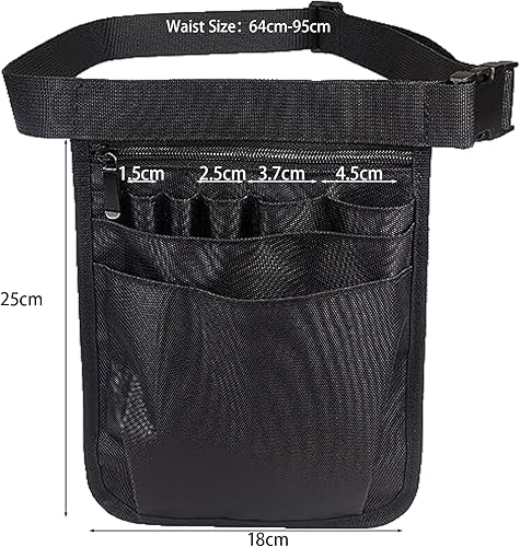 Miniatura 2 de Riñonera médica para enfermera, cinturón organizador médico para enfermera, bolsa de bolsillo para cinturón de herramientas de enfermería con